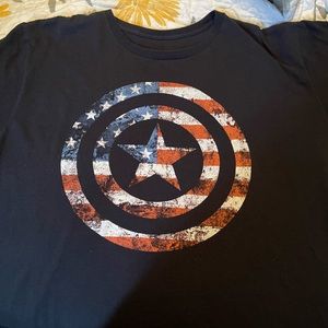Avengers short sleeve black tshirt